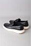 Kmc 3474 Genuine Leather Men's Shoes Black - 6