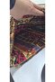 Brown-Toned Tasseled Snap-Fastener Lined Raffia Rope Bag - 8