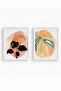White Wooden Framed 2 Piece Set Painting Huhu66
