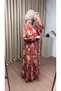 Women's Abstract Patterned Mngo Dress Code:Js26Modalsoyut-01 (Unlined) - 4