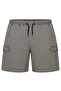 Plus Size Lycra Cargo Pocket Denim Shorts (Jean Shorts)