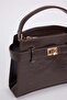 Women's Brown Wrinkled Textured Belted Hand and Shoulder Bag - 6