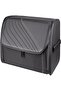 Foldable Car Trunk Organizer, Premium Leather Storage Box with Quilted Design, Box Car Interior Supplies Storage - 4