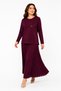 Women's Middle-Aged and Above Large Size Simple Stone Embroidered Mother Pleated Skirt Blouse Set 25535 - 3