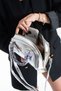 Silver Scarf Detailed Shoulder and Crossbody Women's Bag - 4