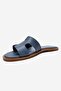 Biora Blue Genuine Leather Women's Slippers - 6