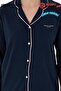 Paris Premium Series Women's Cotton Modal Comfortable Fit Front Buttoned Boxed Pajama Set - 4