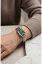 Vintage Women's Steel Watch Gold & Silver Mix Color Green Dial Square Case Old Money Luxury Elegant Stylish Women's Wristwatch |   Limited Edition 2026 - 4