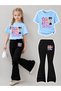Girl's Spanish Style Leggings and T-Shirt Set