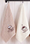3-Piece Kitchen and Hand & Face Towel Set |   100% Cotton, Embroidered, 30X50Cm |   Dowry Chest |   High Water Absorption - 4