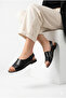 Black Women's Minimalist Sandals Stylish and Comfortable Open Toe Shoes - 5
