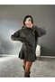 Women's Turtleneck Knitwear Skirted Stylish Top-And-Bottom Set