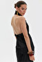 Blade Dark Satin Blouse - 4