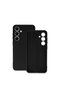 Samsung Galaxy S24 Fe Compatible Case Nano Velvet Silicone - Black - 3