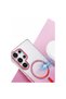 Samsung Galaxy S23 Ultra Compatible Glossy Magsafe Cover - Pink - 2