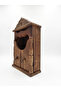 Wooden Hand-Carved Key Holder with Lid Entrance Hall Type Multi-Purpose Key Box - 6