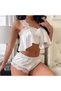 Sexy Lingerie for Women Sets Lace See Through Bra Mini Skirt, Seductive 2-Piece Outfit for Bedroom & Romantic Nights - 5