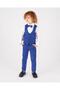 Boy's Blue Groom Suit Set of 4 (Jacket, Shirt, Pants, Bow Tie)5400- - 2