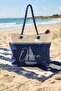 Digital Printed Large Size Lined Women's Sports Beach Bag with Rope Strap // 5094 - 7