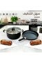 18-Piece Aluminum Non-Stick Cookware Set for Gas and Stoves, Dishwasher Safe - 7