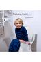 Toddler Potty Training Toilet - Realistic Flushing Sound, Soft Seat & Removable Pot - 7