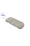 Women's 3-Piece Gray Cream Yellow Cotton Sole Towel and Non-Slip Sole Yoga Pilates Booties Home Socks - 4