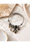 Premium Silver Color Steel Wire Handcuff Charm Model with Bee Figure Women's Bijouterie Bracelet