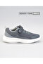 Hook & Loop Closure Memory Foam Shoes - Grey