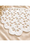White Hand-Knitted Lace Bandana – Bohemian Chic Hair Accessory - 4