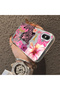iPhone XS Max Compatible Silicone Edge Hard Back Case Couple Phone Case Leopard Pattern - 3