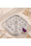 Jewelry Organizer Box with Clear Compartments – Multi-Purpose Organizer with Lid for Jewelry and Beads, Clear Acrylic Organizer Box – Jewelry, Rings, and Earrings Organizer - 3