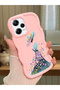 Redmi Note 12 Pro 5g Compatible Case Camera Protector Pink Silicone Couple Phone Case Girl Pattern