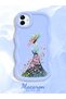 Samsung Galaxy M13 Compatible Case Camera Protector Blue Silicone Couple Phone Case Girl Pattern - 2