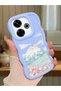 Redmi 13 Compatible Case Camera Protector Blue Silicone Couple Phone Case Landscape Pattern