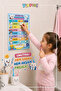 Velcro Teeth Brushing Tracker Board |   Plastic Velcro Tooth Brushing Habit Chart + (File Gift) - 2
