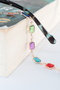 Rhythm of Happiness Brass Gold Color Women Glasses Chain Beaded Eyeglasses Lanyard Strap Accessory - 7