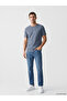 Blue Slim Fit 100% Cotton Basic T-Shirt from Güli̇s Gi̇yi̇m - 5