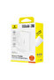 PicoGo 10000mAh Power Bank with Digital Display 20W Fast Charging - USB-A, 2x Type-C - White - 6
