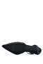 Women's Genuine Leather Black Heeled Shoes - 3