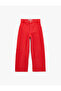 Normal Waist Comfortable Fit Raw Hem Jean Pants - Culoette Jean - 4