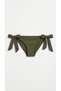 Khaki Brazilian Model Thick String Lace-Up Bikini Bottom