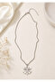Big Clover Silver Color Steel Necklace - 2