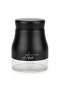 Black Matte Metal & Glass Tea Canister — 750 ml | Airtight Storage Jar