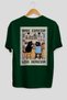 101 Cats for the Sake of Cats Printed Green Oversize T-Shirt 100% Cotton Unisex Cat Lover Premium Design