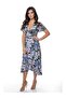 Rochie neagra cu print - 2