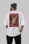 1 Cat for the Love of Cats Printed White Oversize T-Shirt 100% Cotton Unisex Cat Lover Premium Design - 4