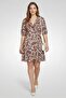 Women Floral Print Mini Dress, Multicolor