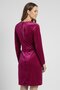 Women Velvet Mini Dress, Purple - 3