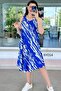 Crew Neck Zero Sleeve Viscose Dress 6Y014