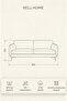 Cotton Fringed Sofa Cover|Multipurpose Cover|Sofa Shawl|Sleeves Covering|Extra Large|180x350 - 4